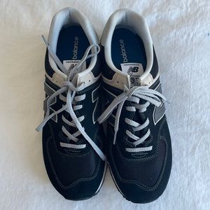 New Balance black suede 574 classic